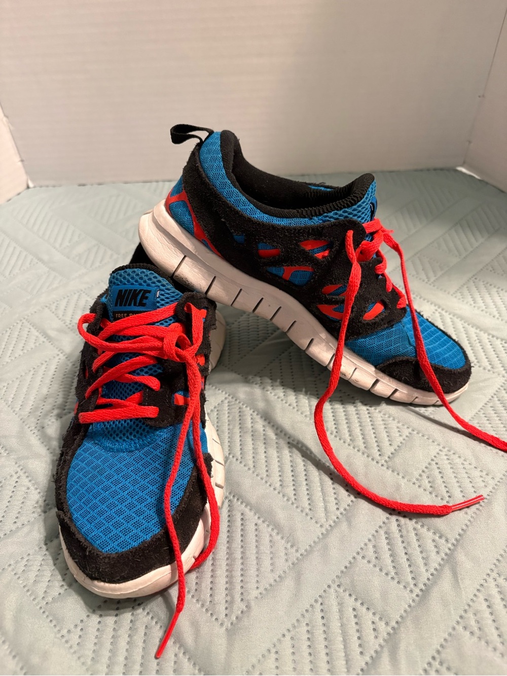 Nike Free Run 2 GS Black Multi Youth Size 4